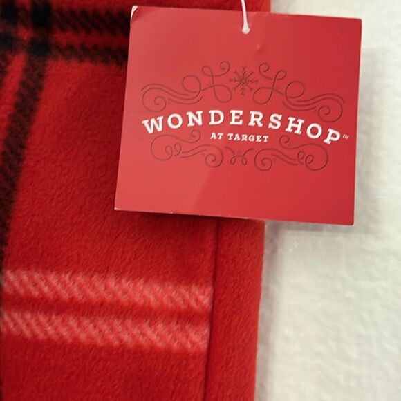 Target Women's Plaid Fleece Matching Family Pajama Pants - Wondershop Red 4XL - Picture 5 of 6